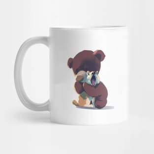 Kawaii dog and bear Mug